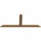 Ekena Millwork Portland Timber Gable Bracket, Western Red Cedar, 84"W x 35"H x 1 1/2"D x 5 1/2"F, 10/12 Pitch GBW084X35X0206POR00SWR - alternate 4